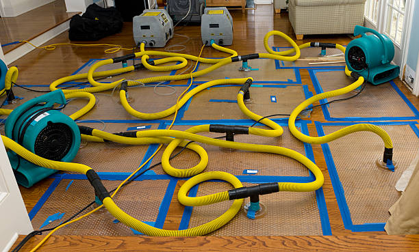 Professional Water Damage Restoration technician working in Tulsa, OK
